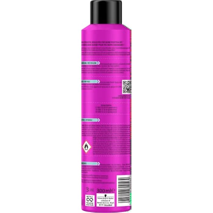 got2b Happy Hour Halt 5 Hairspray (100 ml), 24 Hours Hairspray for Extreme Hold and Durable Styles, Protects Hair from Drying Out - Image 3